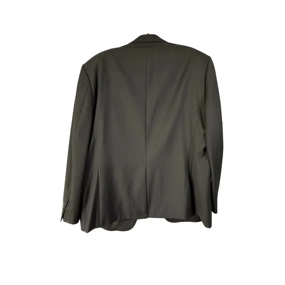 Ralph Lauren Men's dark gray Wool‎ Blend Blazer Jacket Size 48R Business